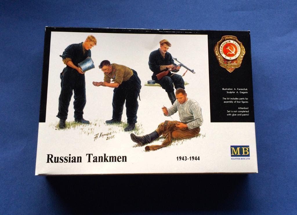 MasterBox	mb3535	Russian Tankmen Kursk 1943-44	1/35, Hobby en Vrije tijd, Modelbouw | Figuren en Diorama's, Ophalen of Verzenden