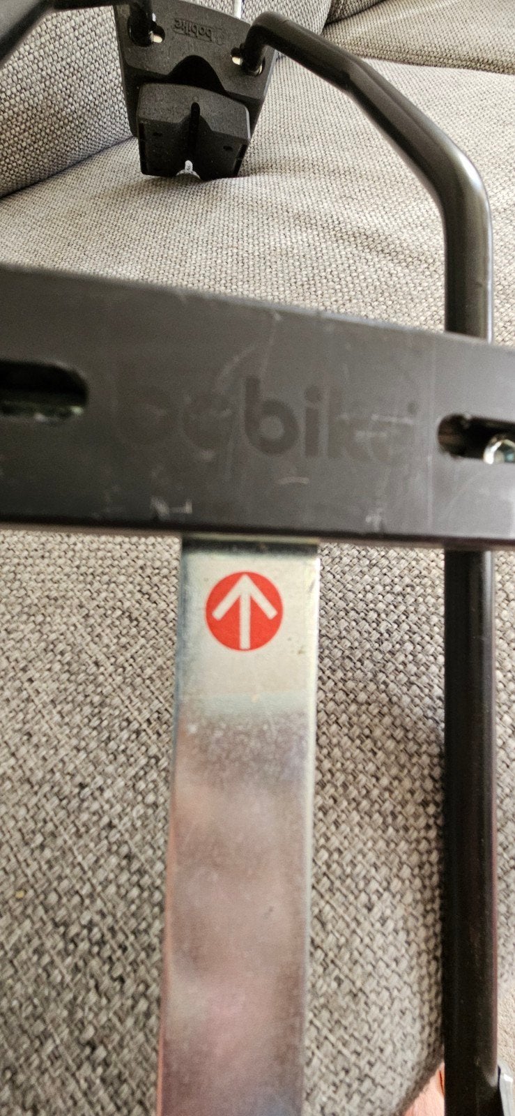 Bobike fietsstoeltje bevestigingsbeugel, Ophalen, Gebruikt, Achterzitje, Bobike
