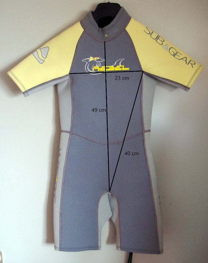 kinderwetsuit Shorty 3mm  (M), Ophalen, Zo goed als nieuw, Kind, Wetsuit