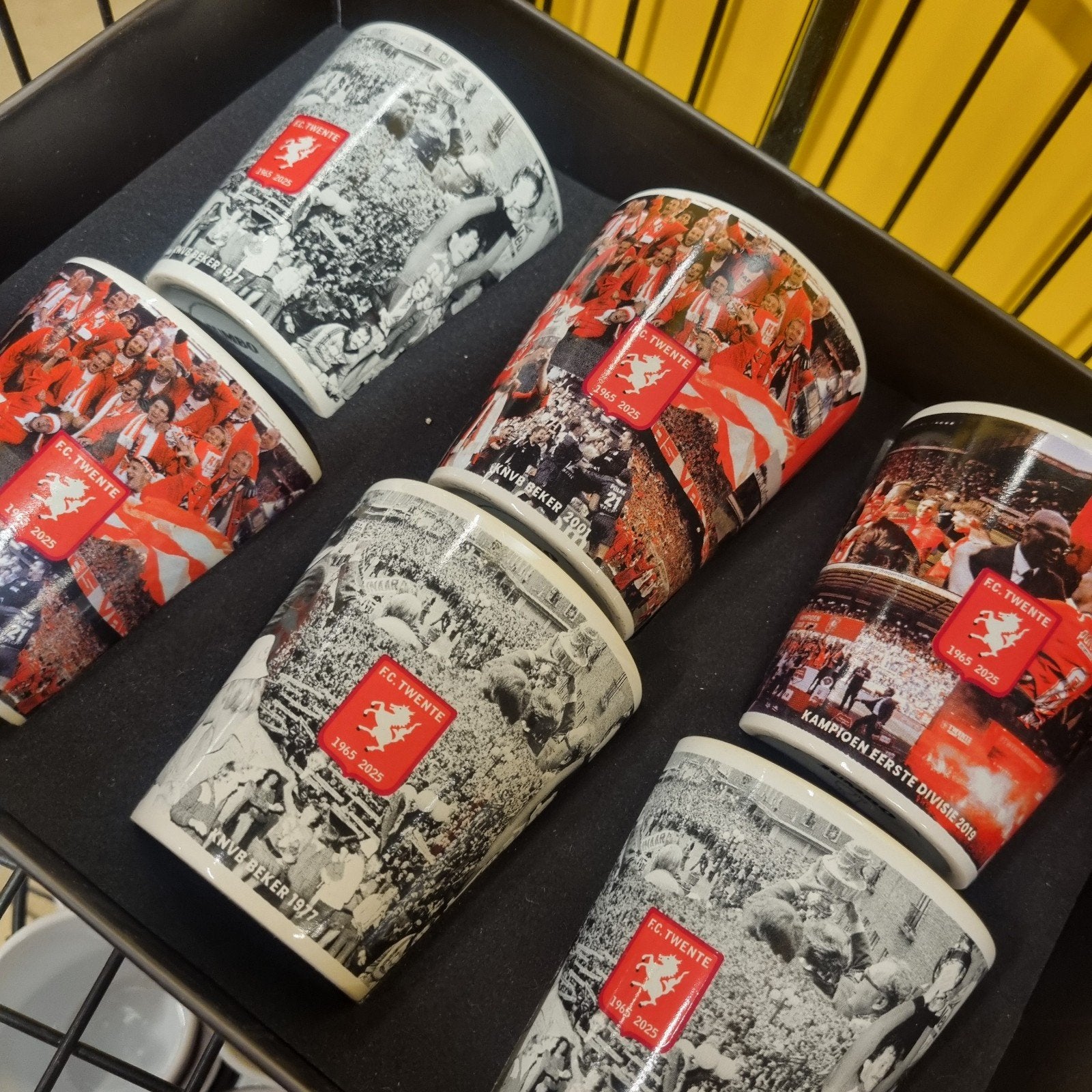 FC Twente 60 Jaar Mokken Verzameling Jubileumeditie, Ophalen of Verzenden