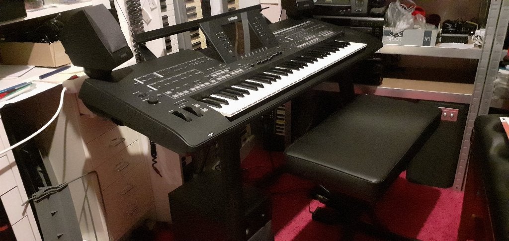 TYROS 4 BL XXXL+speakers+certificaat+USB-stick+2xpedal+2xDVD, Muziek en Instrumenten, 61 toetsen, Yamaha, Ophalen of Verzenden