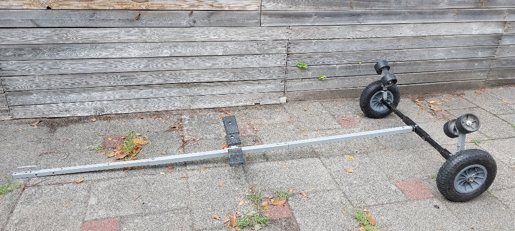 Strand trolley of haven trolley demonteerbaar, Watersport en Boten, Ophalen, Gebruikt, Overige typen, Zeilboot of Motorboot