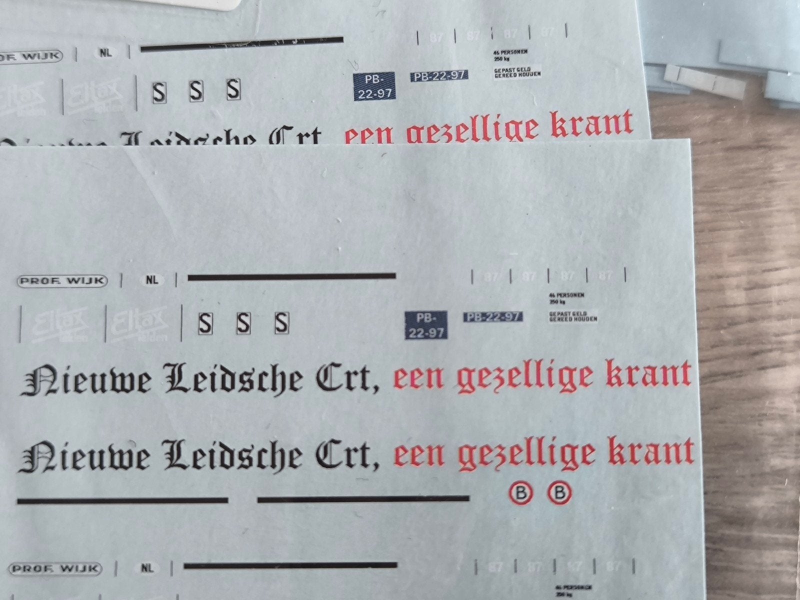 Hb model bus Decals Eltax, Verzenden, Gebruikt, Bus of Vrachtwagen