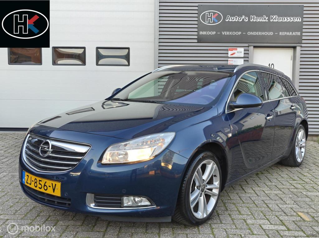 Opel Insignia Sports Tourer 1.8-16v 140pk H6 Ed. Clima Navi, 4 cilinders, Blauw, 1796 cc, Handgeschakeld