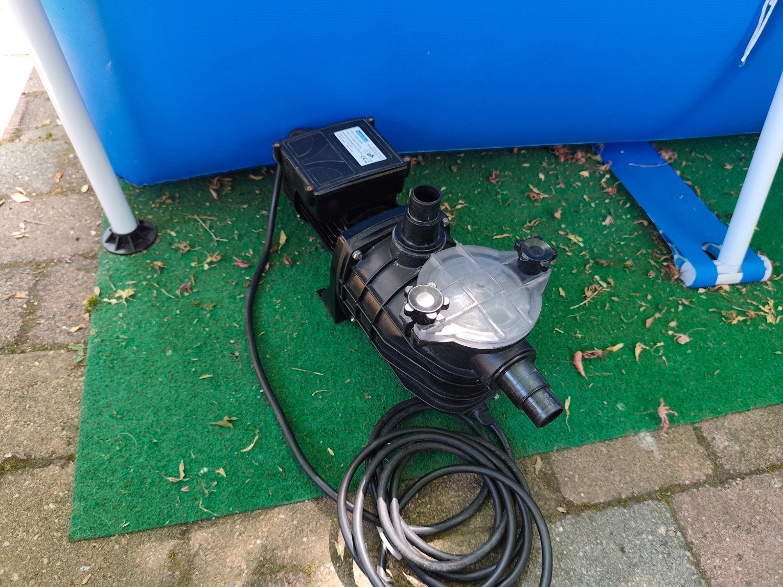 Waterland Zwembadpomp SP-9 met glasparel-filter en slang, Tuin en Terras, Zwembad-toebehoren, Ophalen, Gebruikt, Zwembadpomp