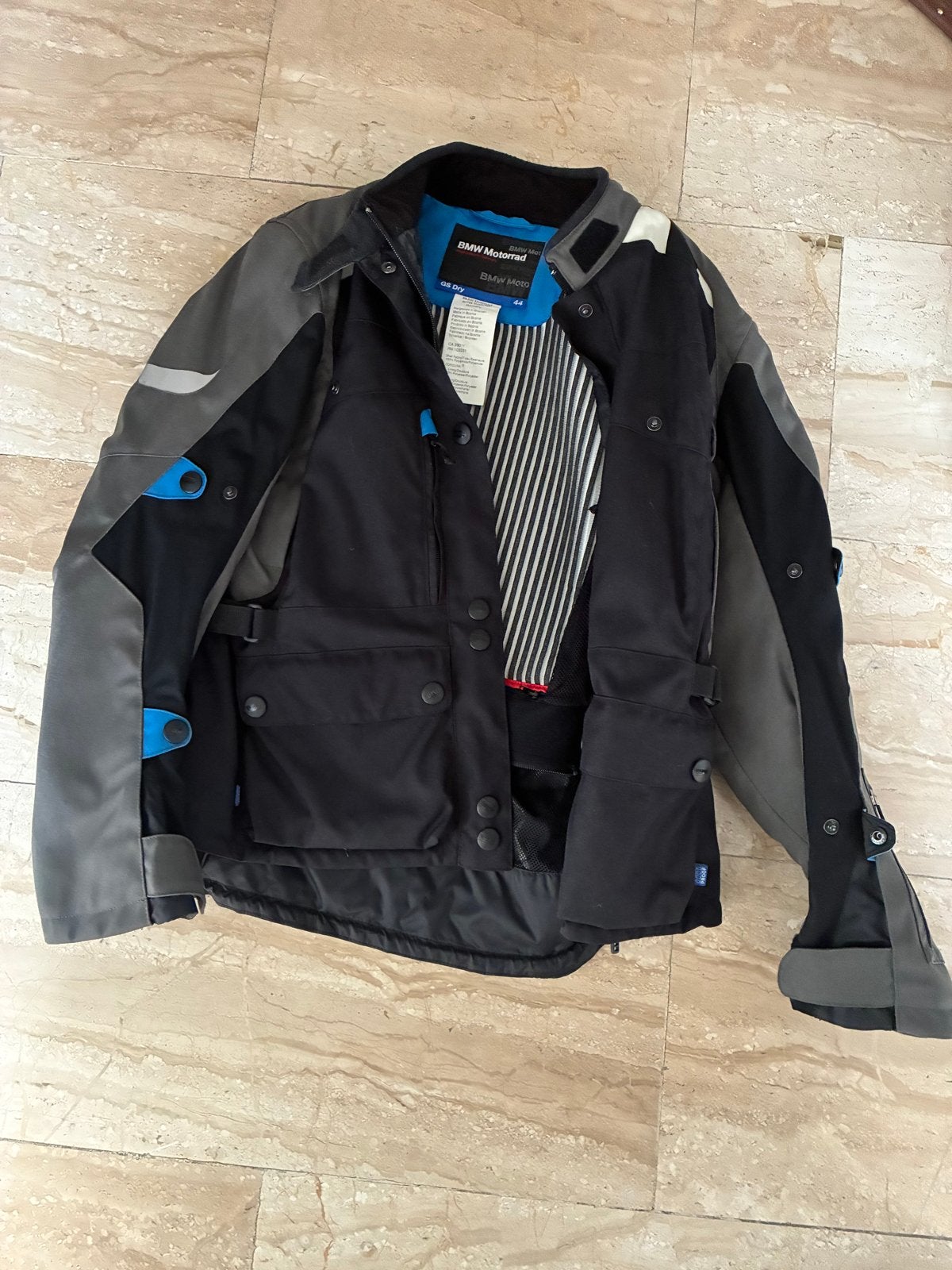 BMW Motorrad GS Dry motorjas - Maat 44, Ophalen, Tweedehands, Heren, Jas | textiel