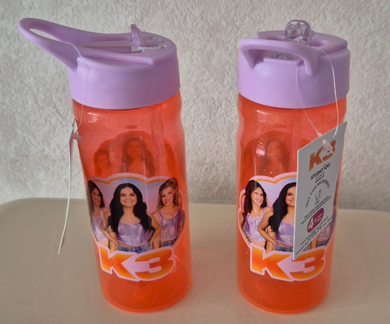 2x K3 drinkfles, Kinderen en Baby's, Kinderspulletjes, Ophalen of Verzenden, Nieuw