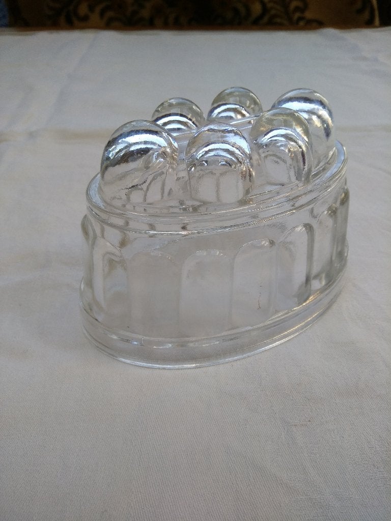 BOTERMAL, geperst glas, ovaal 13,2x 9,2x 9 cm, Ophalen of Verzenden