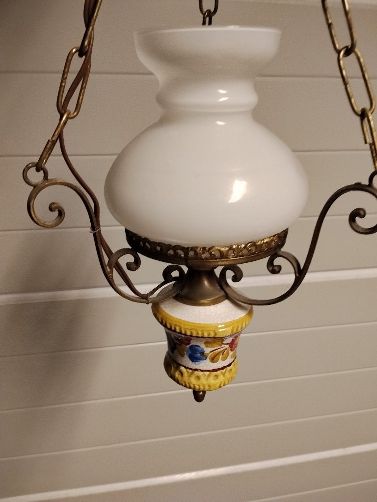 Lamp, Huis en Inrichting, Ophalen of Verzenden, Zo goed als nieuw, Landelijk vintage