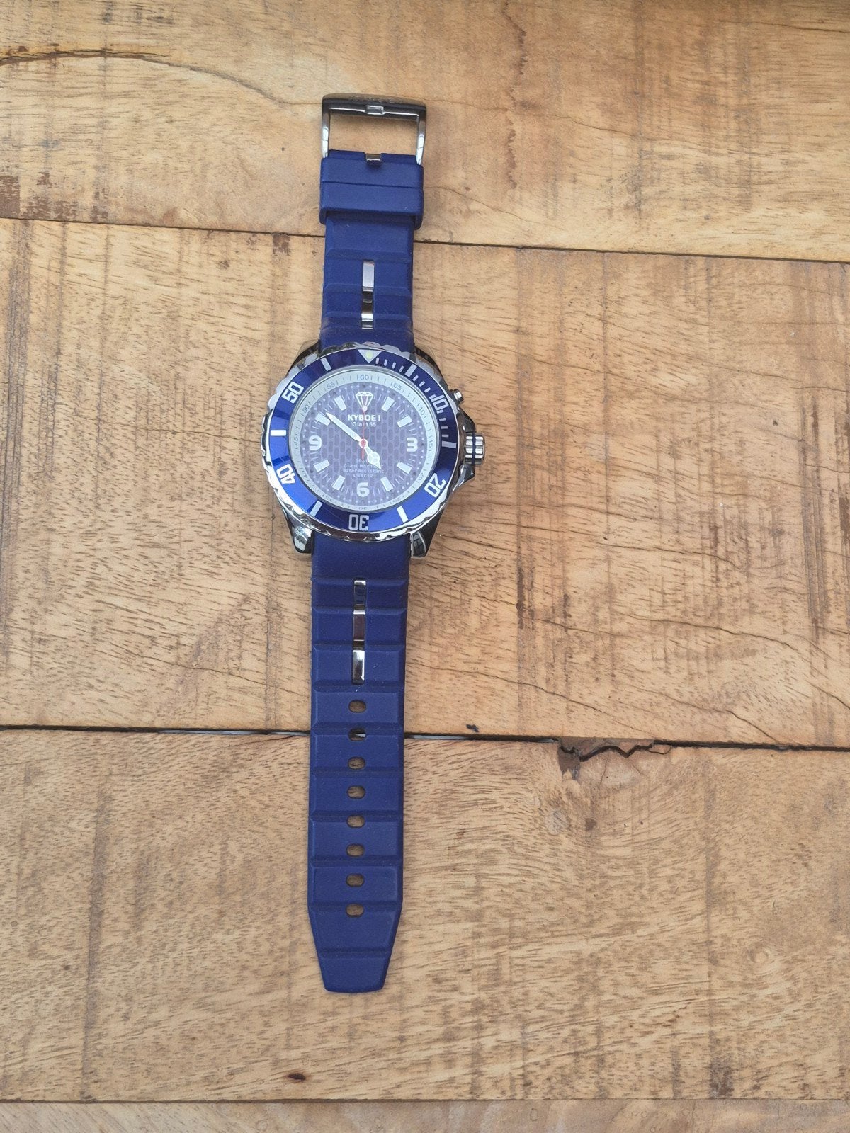 Kyboe Giant 55 horloge, Overige merken, Gebruikt, Staal, Polshorloge