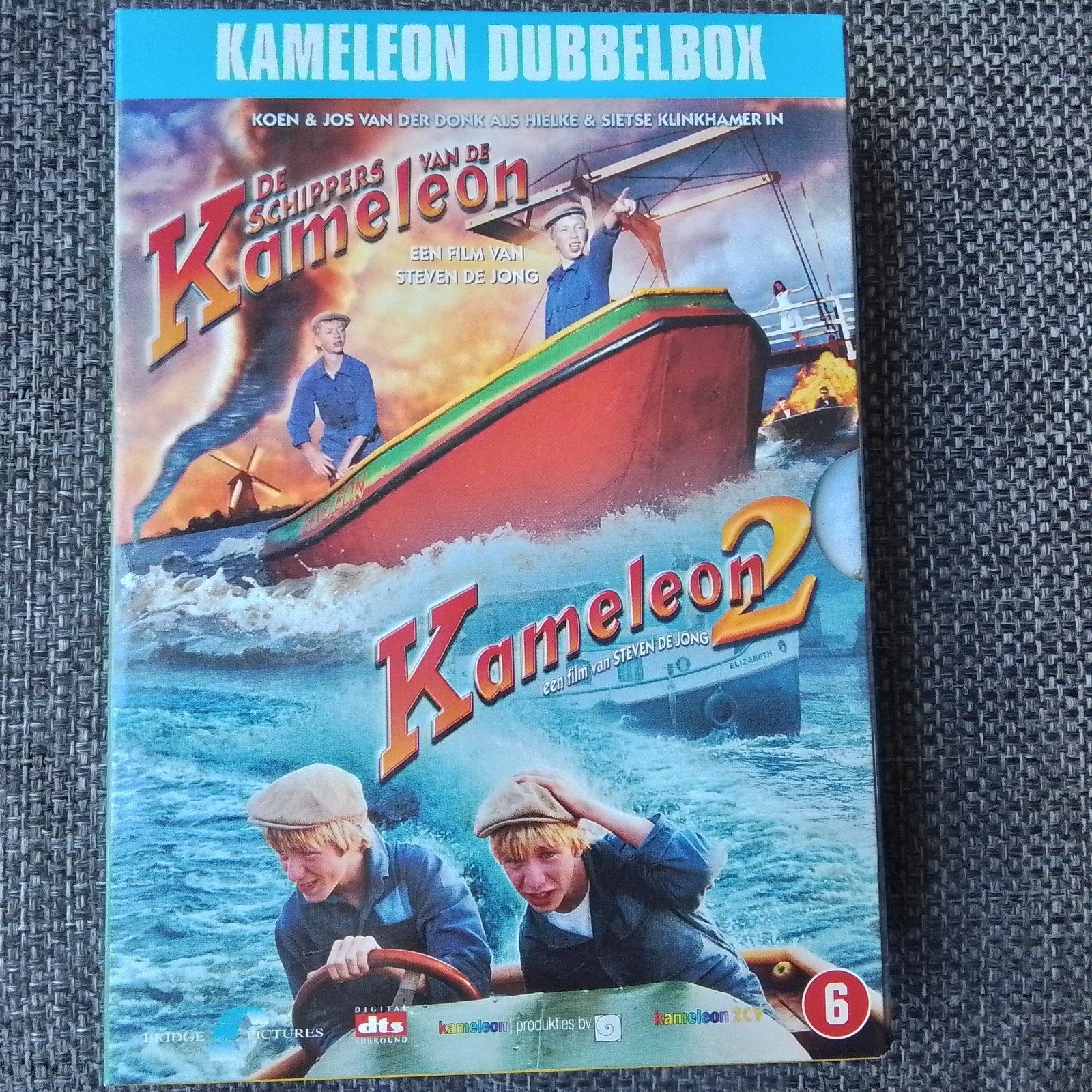 De Schippers van de Kameleon 1 & 2 Dubbelbox DVD, Cd's en Dvd's, Dvd's | Kinderen en Jeugd, Avontuur, Alle leeftijden, Zo goed als nieuw