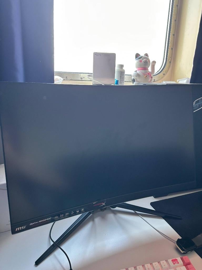Model 23.6 MSI Optix MAG241C, Ophalen of Verzenden, Zo goed als nieuw, Met monitor, Gaming