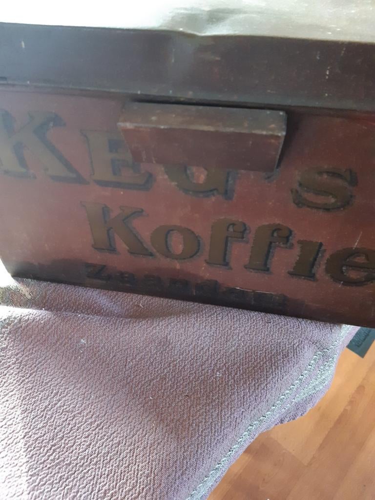 Mooi blik koffie keg.s koffie zaandam, Ophalen of Verzenden