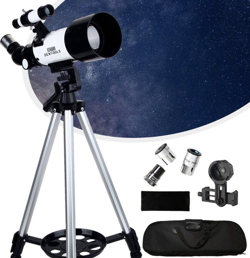 Sterrenkijker, Minder dan 80 mm, Nieuw, Met statief, Spiegeltelescoop (reflector)