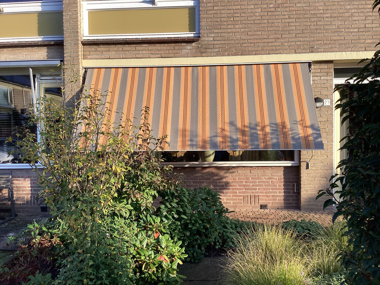 Mooi zonnescherm., Tuin en Terras, Ophalen, Uitvalscherm