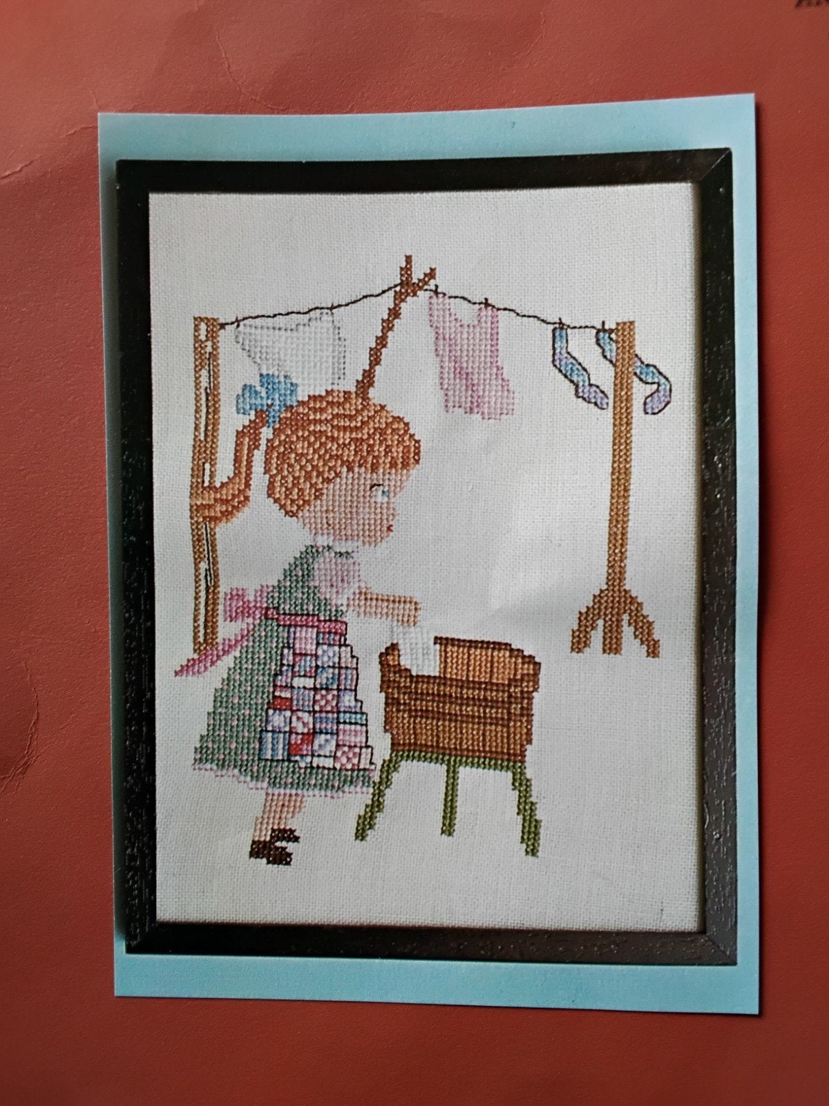 borduurpakket vintage dmc, Ophalen of Verzenden, Nieuw, Borduurpakket