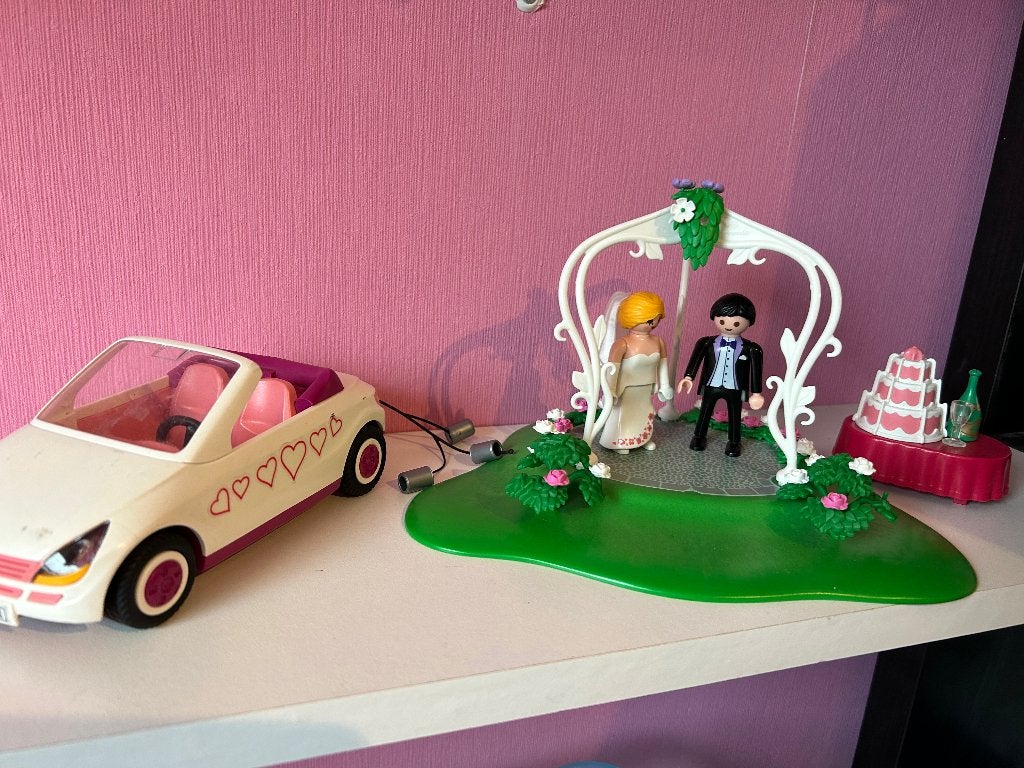 Playmobil Bruiloft Set 6871 met Auto en Figuren, Ophalen, Complete set, Voertuig, Zo goed als nieuw