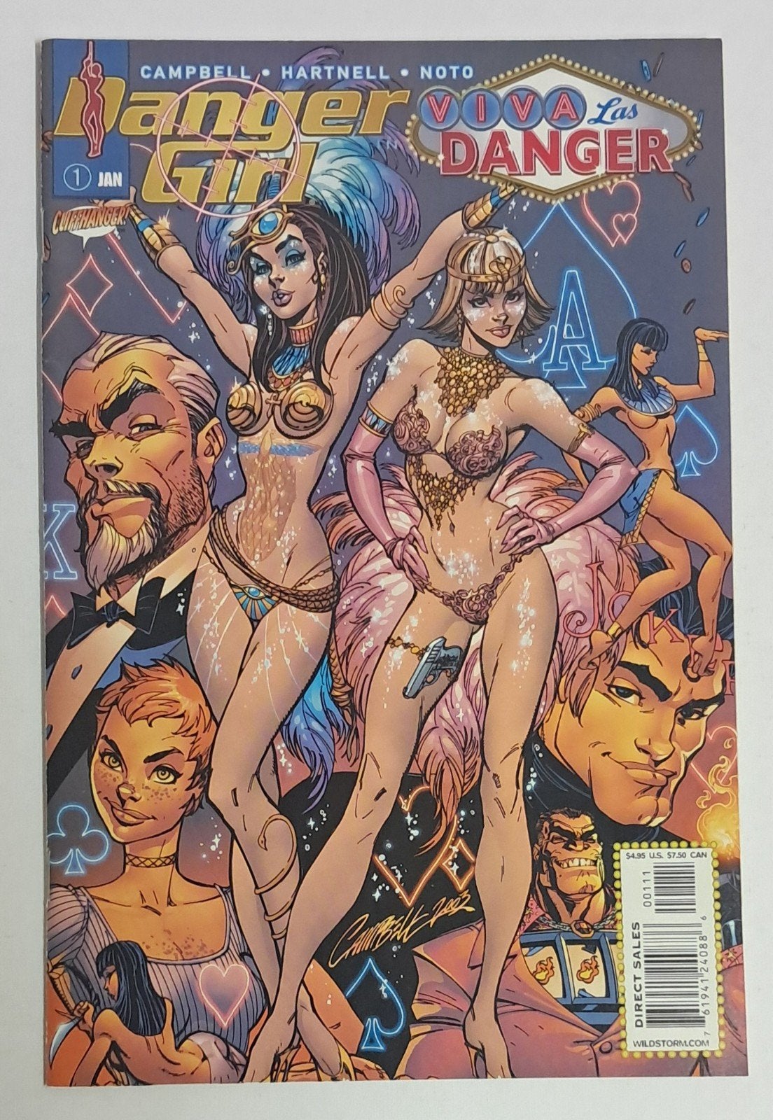 Danger Girl: Viva Las Danger #1 ( Cliffhanger 2004 )., Boeken, Eén comic, Amerika, Nieuw, Ophalen of Verzenden