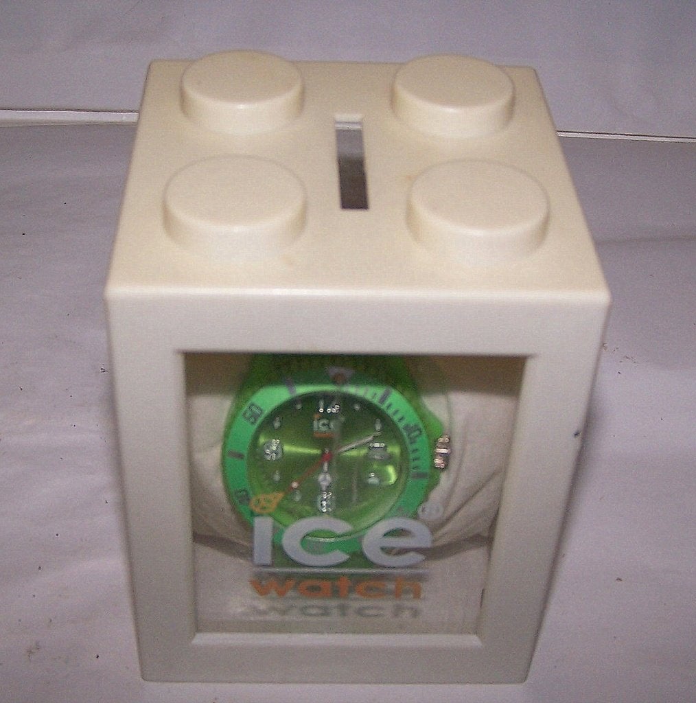 ICE horloge in originele Lego spaarpot verpakking. Nwst., Ophalen of Verzenden, Nieuw