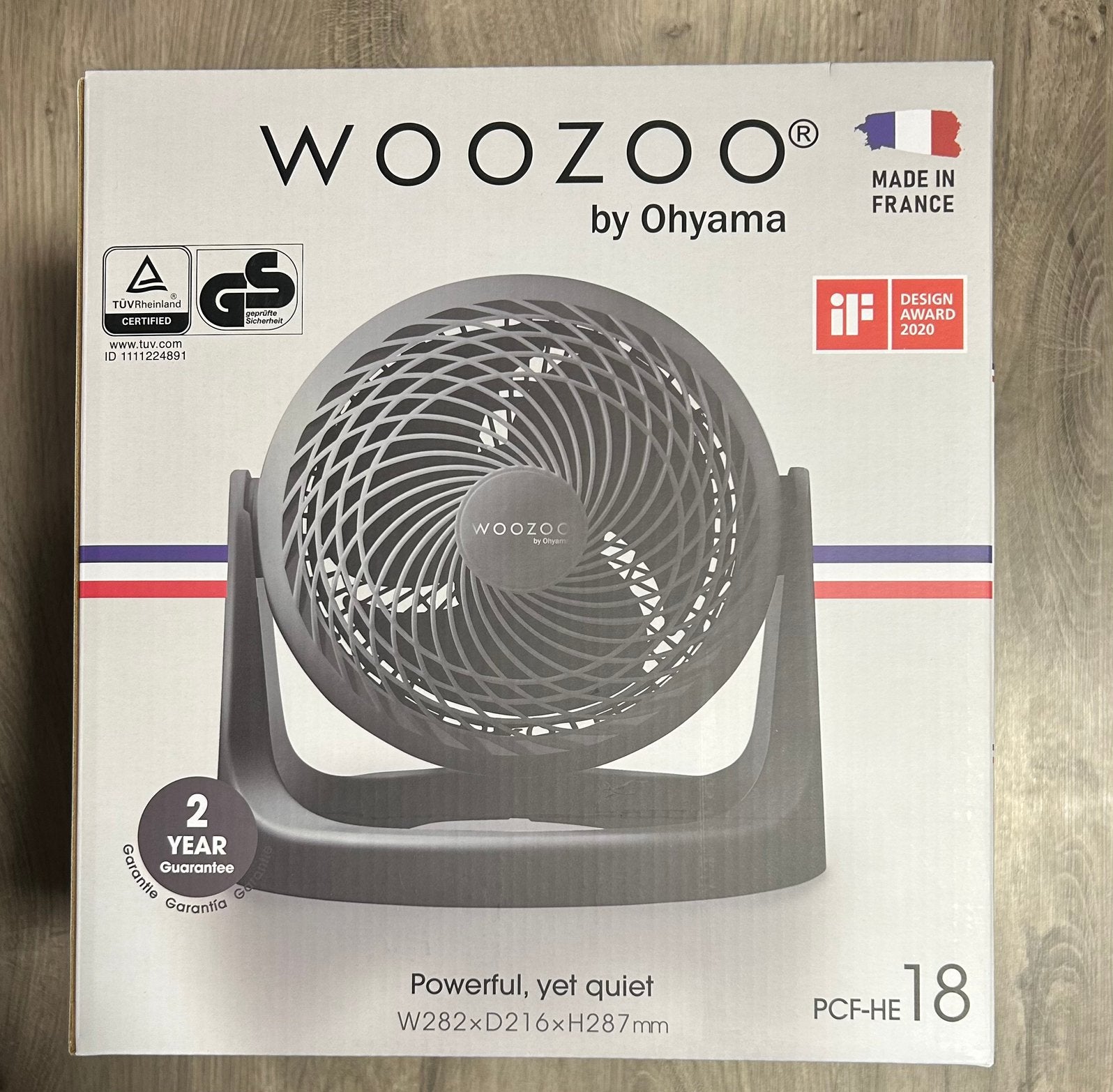 Woozoo Ventilator - nieuw in doos, Ophalen of Verzenden, Nieuw, Tafelventilator