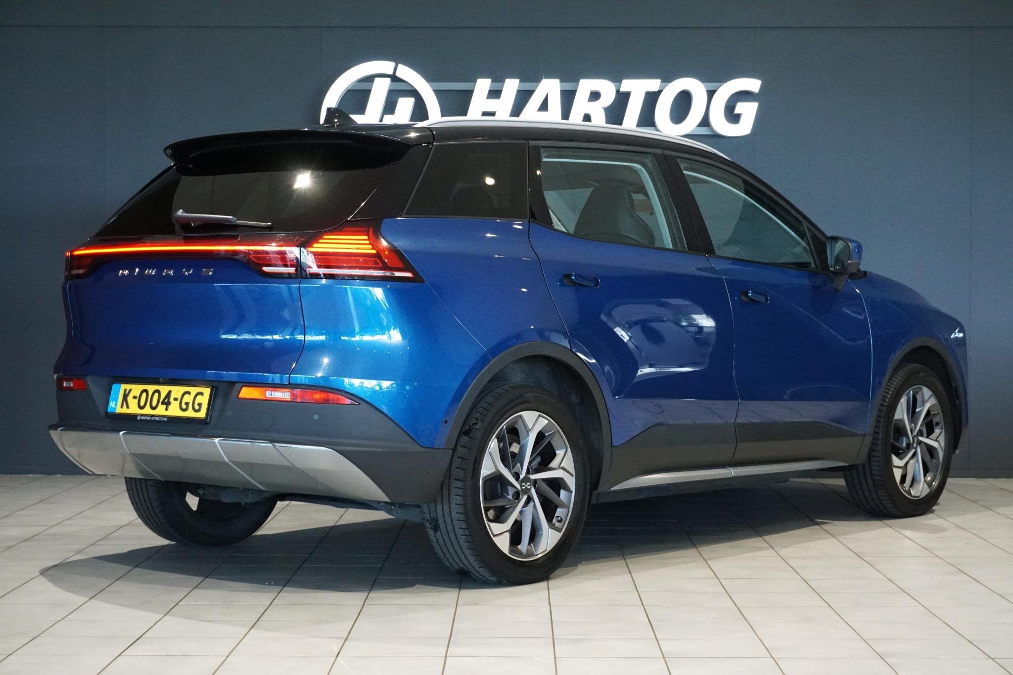 Aiways U5 63kWh Showroom + 360 CAMERA / DODEHOEK / APPLE CAR, Auto's, Aiways, U5, Gebruikt, Blauw, 63 kWh