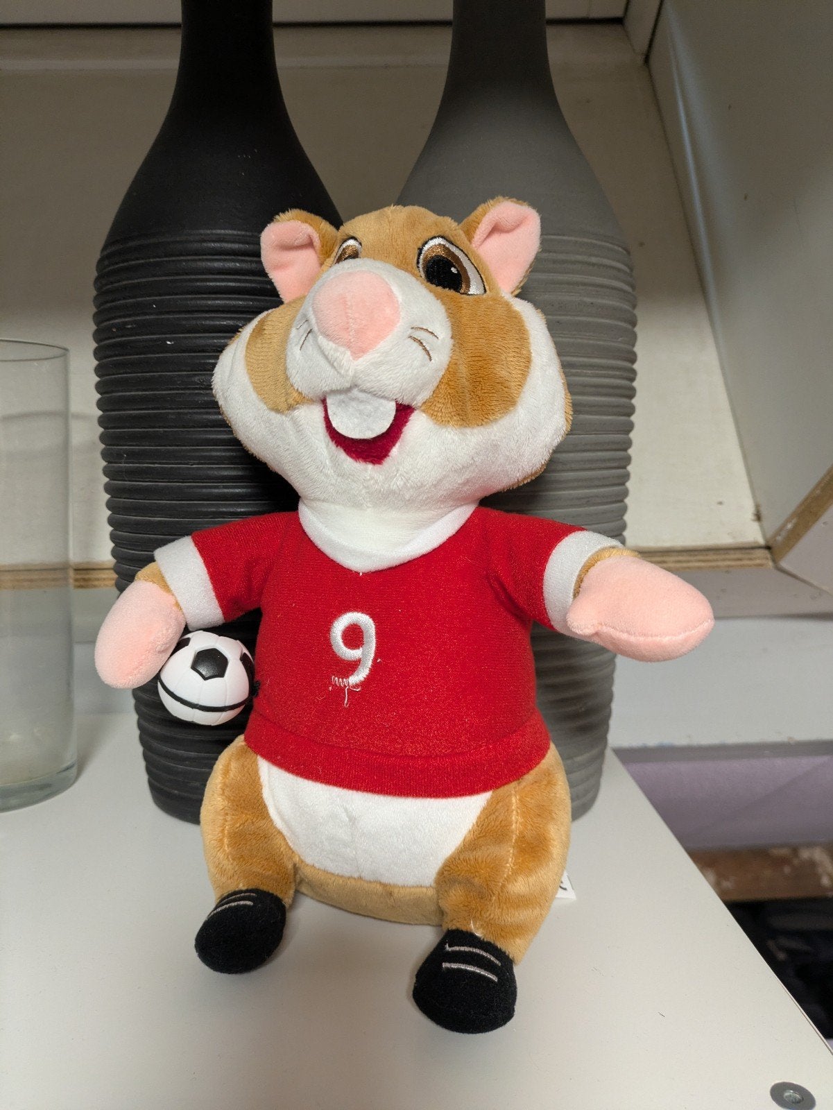Hamster knuffel in voetbalshirt - Zo goed als nieuw, Albert Heijn, Ophalen of Verzenden