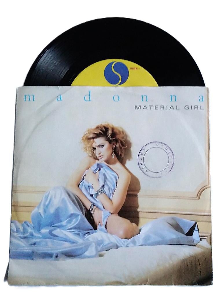 ExTop2000 Madonna - Material girl, Cd's en Dvd's, Vinyl Singles, Zo goed als nieuw, Single, Overige genres, 7 inch, Verzenden