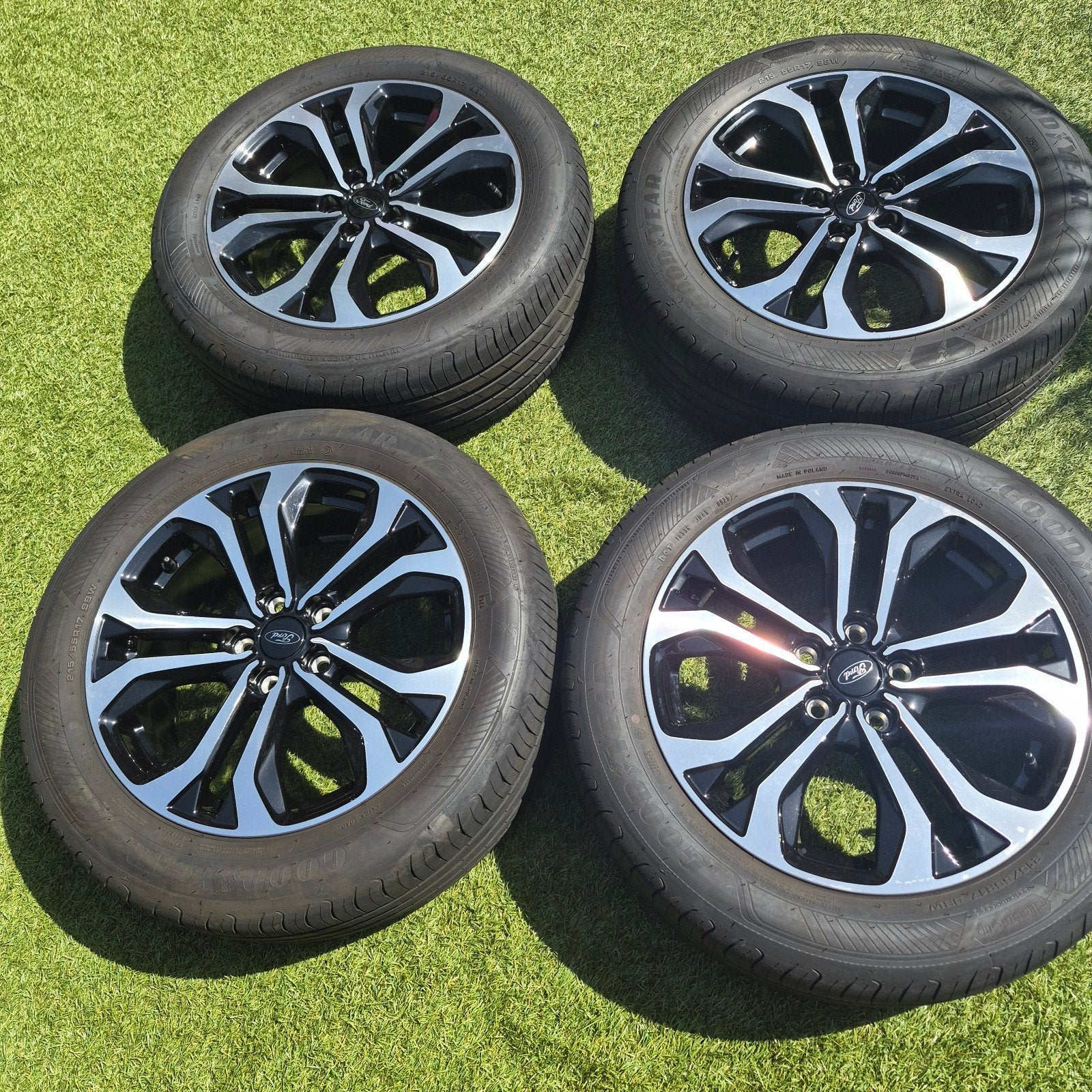 Ford puma velgen met banden 17inch, Auto-onderdelen, Ophalen, 215 mm, 17 inch, Band(en)