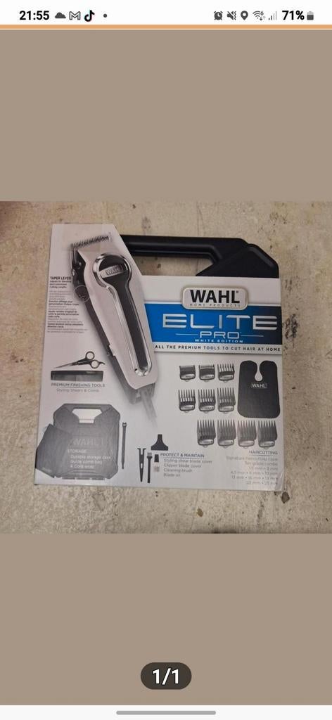 Wahl Elite Pro Tondeuse - Zo goed als nieuw, Ophalen of Verzenden, Zo goed als nieuw, Tondeuse