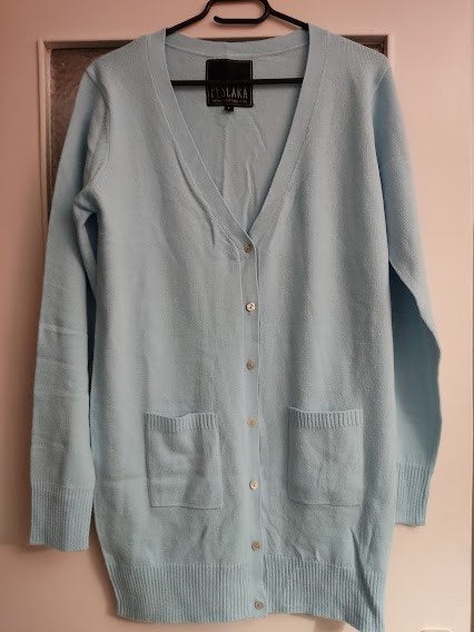 Pescara lichtblauwe dames cardigan vestje ( oversized ), Kleding | Dames, Maat 38/40 (M), Blauw, Pescara, Ophalen of Verzenden