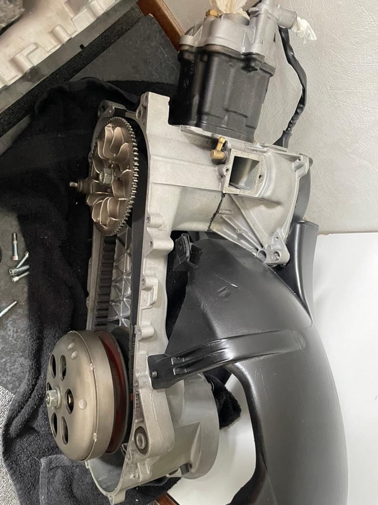125cc 2t hexagonblok lc, Ophalen of Verzenden, Zo goed als nieuw, Blok, Piaggio