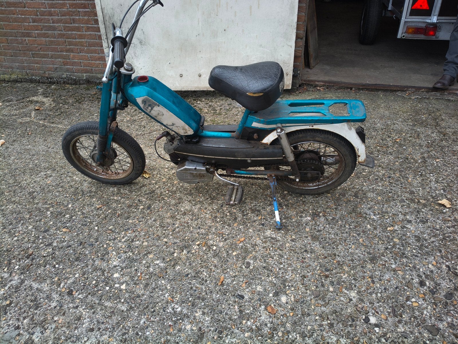 Flandria Polo bromfiets - Vintage brommer, Ophalen, Gebruikt, 0 versnellingen, 49 cc