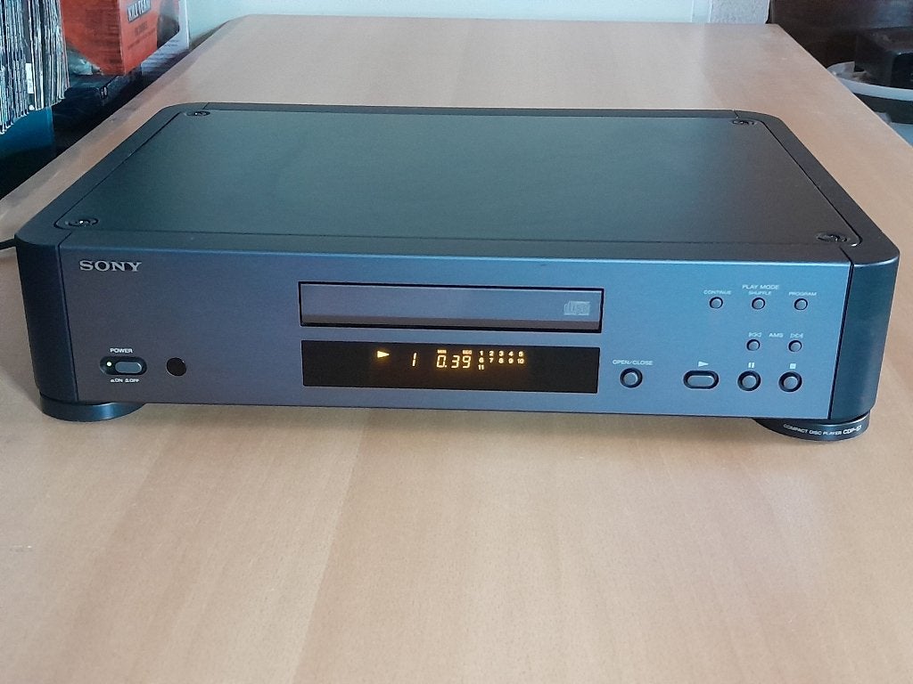 Sony CD-speler type CDP-S7 Scenario Serie (zgan) Luxe Design, Ophalen, Zo goed als nieuw, Sony