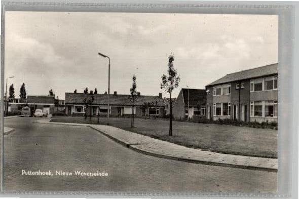 Puttershoek Nieuwe Weverseinde, Ophalen of Verzenden, 1960 tot 1980, Ongelopen, Zuid-Holland