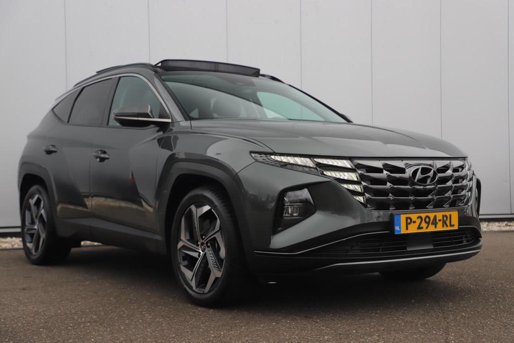 Hyundai Tucson 1.6 T-GDI HEV Premium Sky Automaat Panoramada, Auto's, Gebruikt, Euro 6, 4 cilinders, Met garantie (alle)