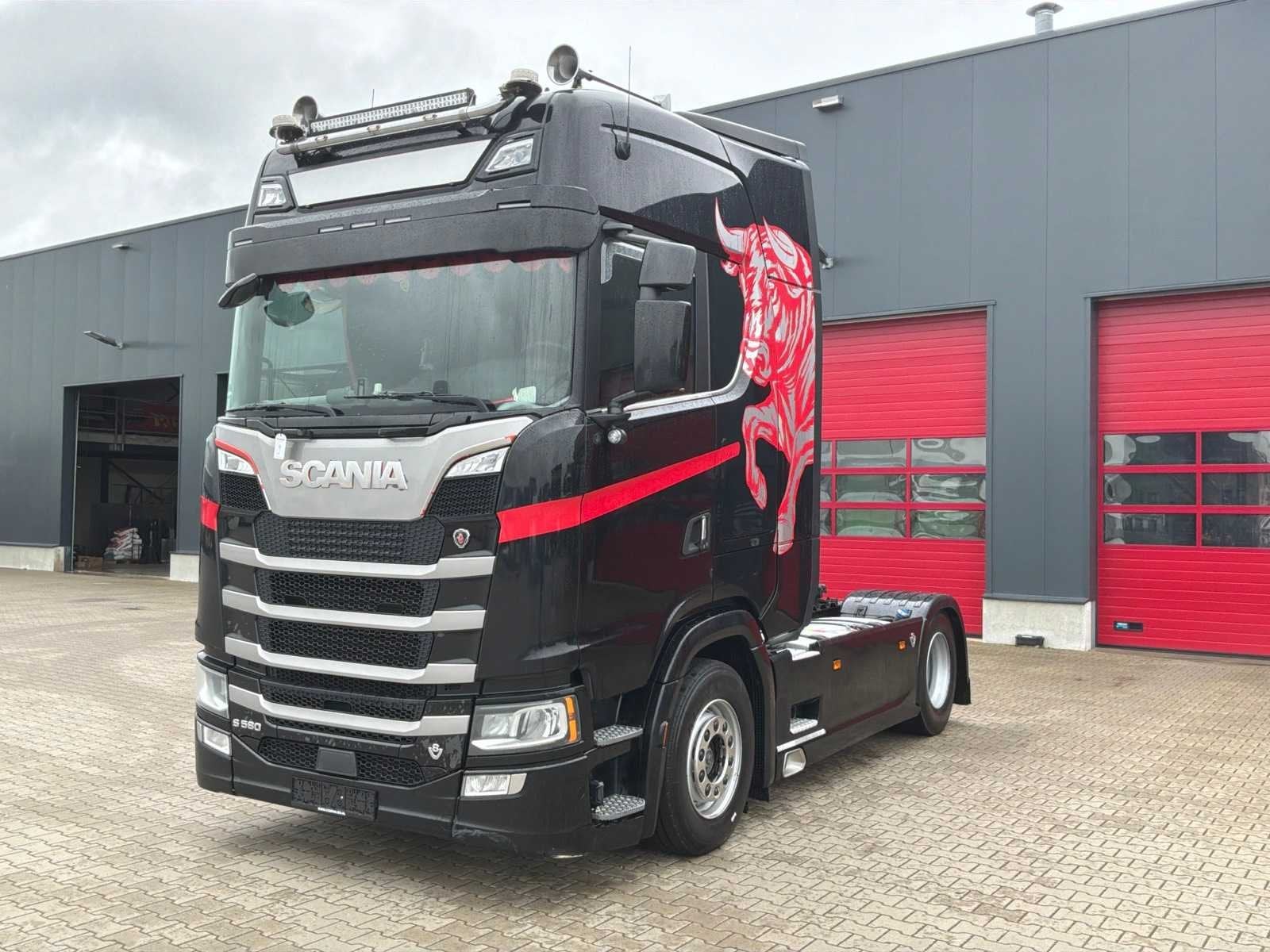 2017 Scania S580 V8 Vrachtwagen, opleggertrekker, Auto's, Vrachtwagens, Scania, Overige brandstoffen, Bedrijf, Te koop