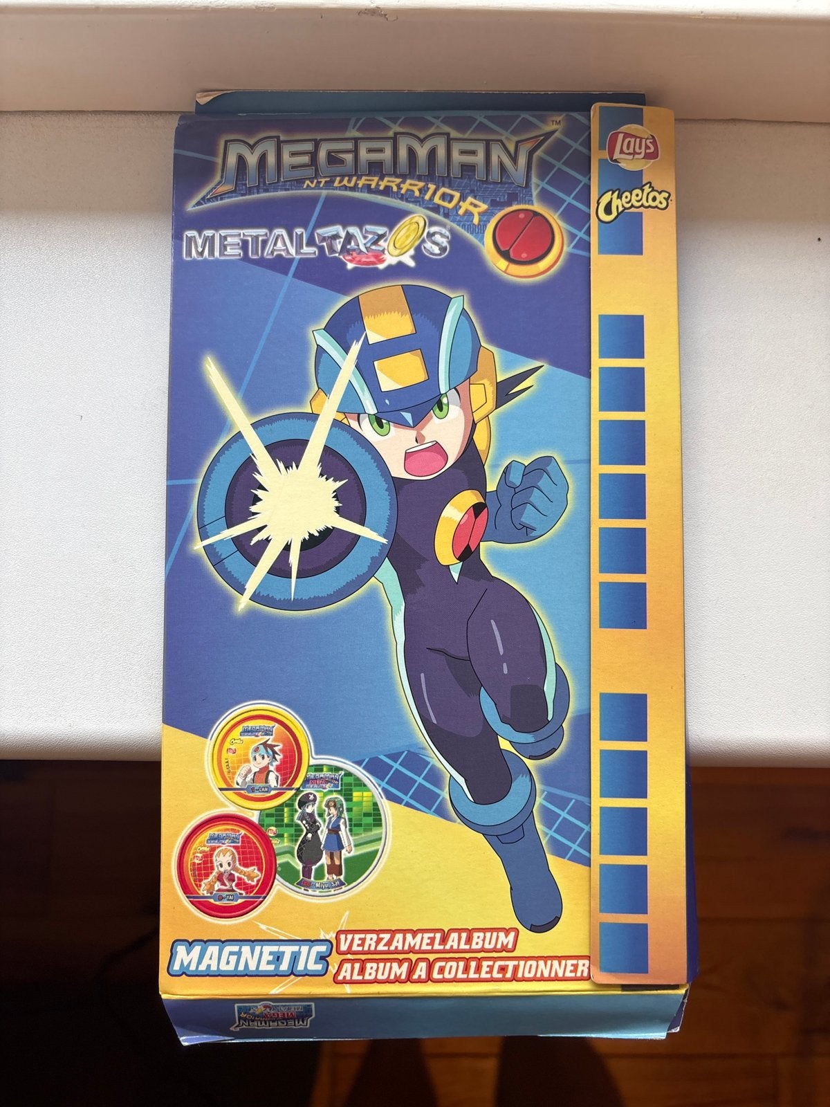 MegaMan NT Warrior Metal Tazo's Verzamelalbum (excl. 18,19,2, Ophalen of Verzenden, Gebruikt