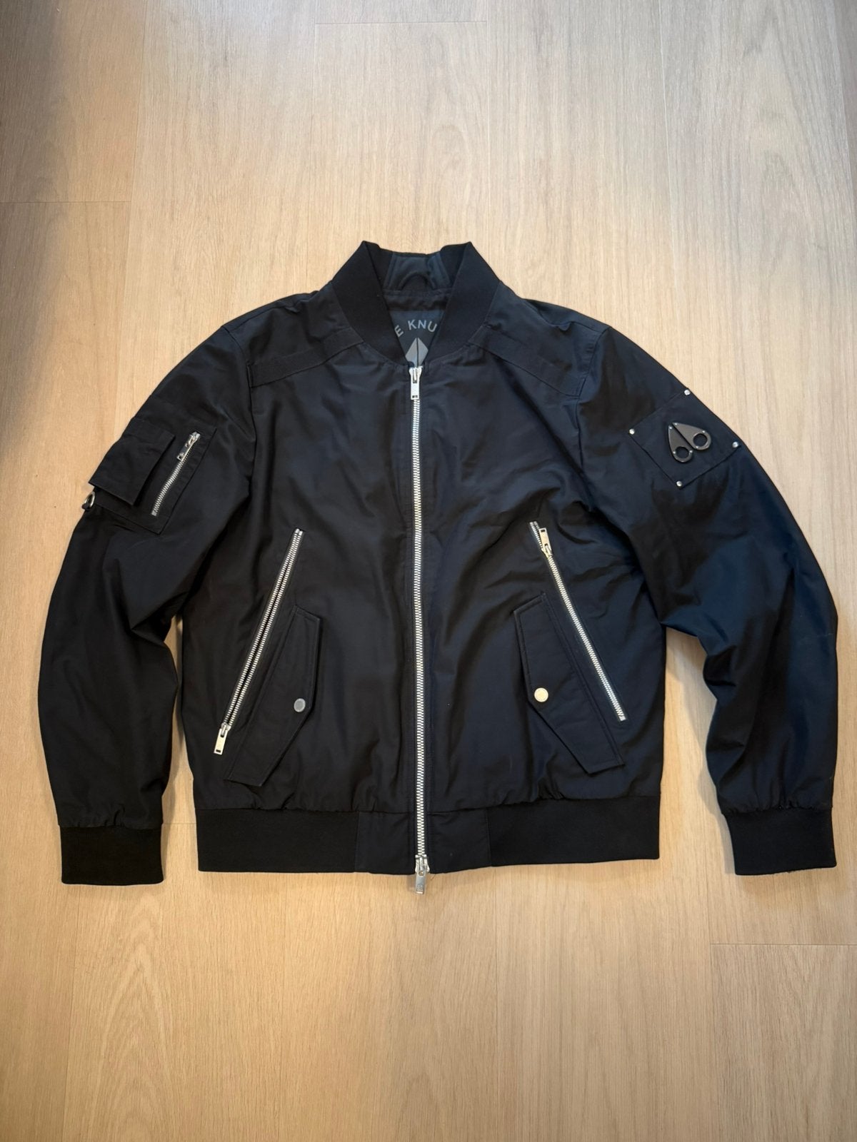 Moose knuckels bomber, Ophalen of Verzenden, Zo goed als nieuw, Zwart