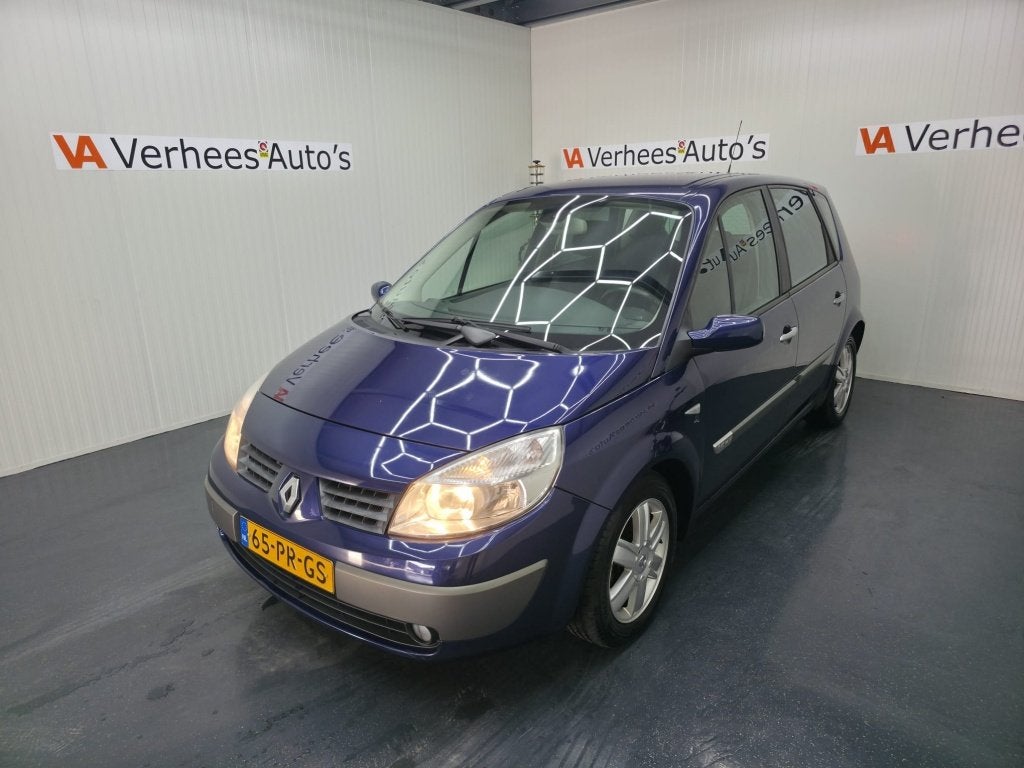 Renault Scénic 1.6-16V DynamComf., Gebruikt, 1295 kg, 4 cilinders, Blauw