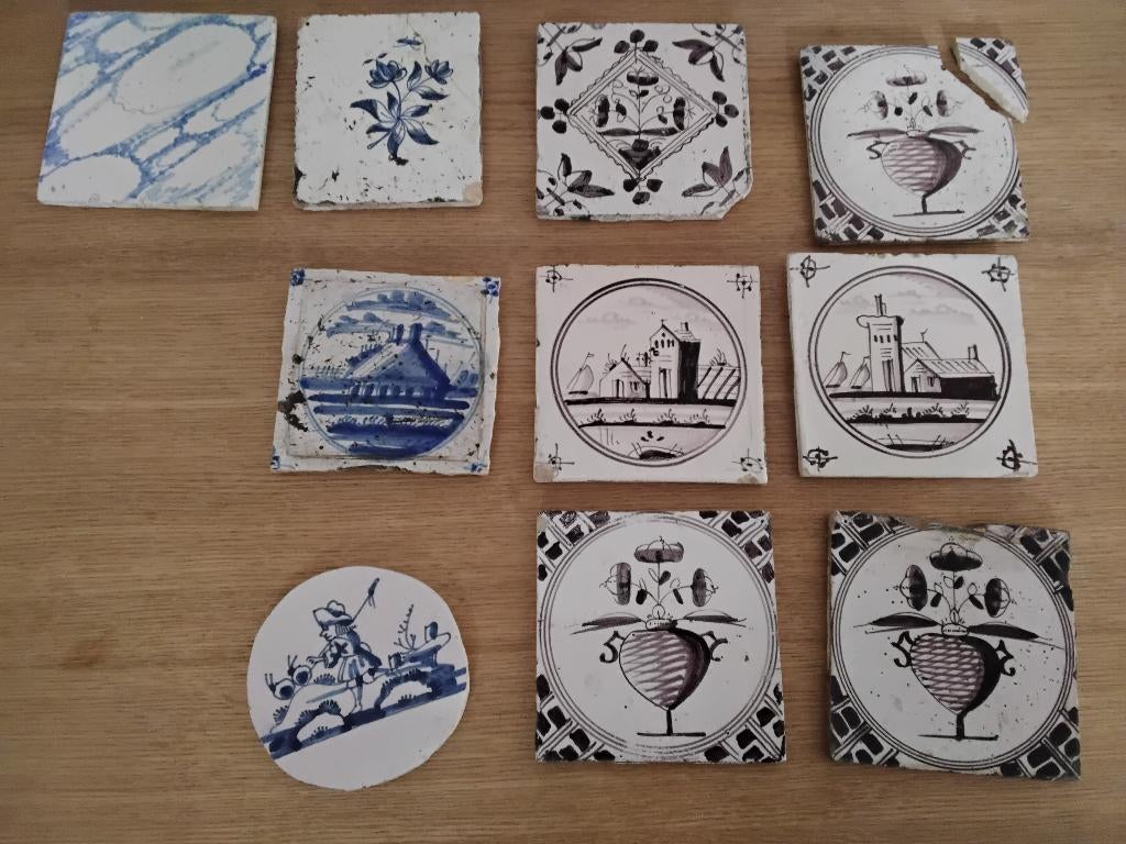 Tegeltjes, Ophalen