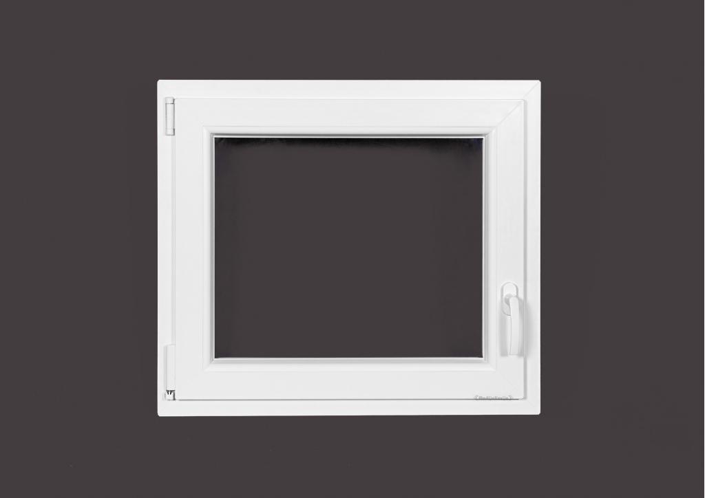 Pvc Draaikiepraam | 80 X 60 Cm | Wit | HR++ |, Doe-het-zelf en Verbouw, Kozijnen en Schuifpuien, Niet ingevuld, Kunststof, Raamkozijn