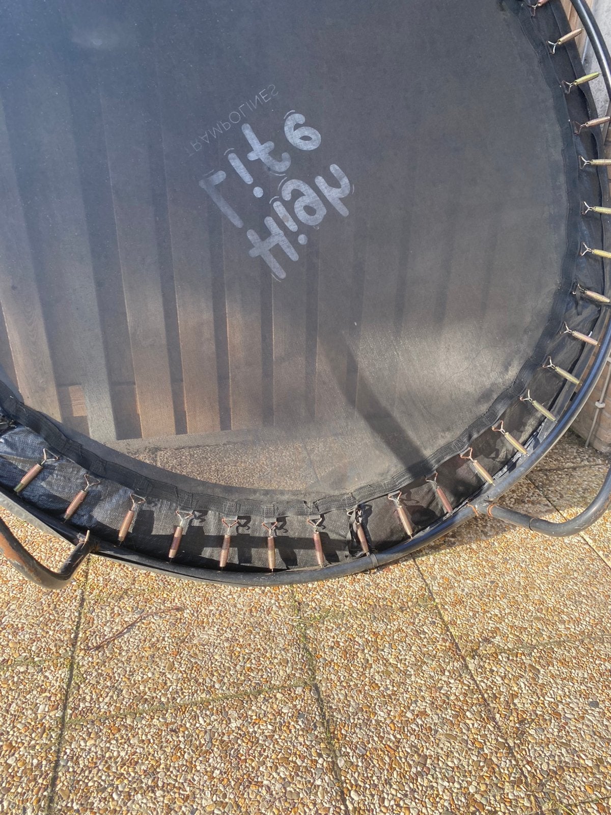 Trampoline te koop, Ophalen, Zo goed als nieuw