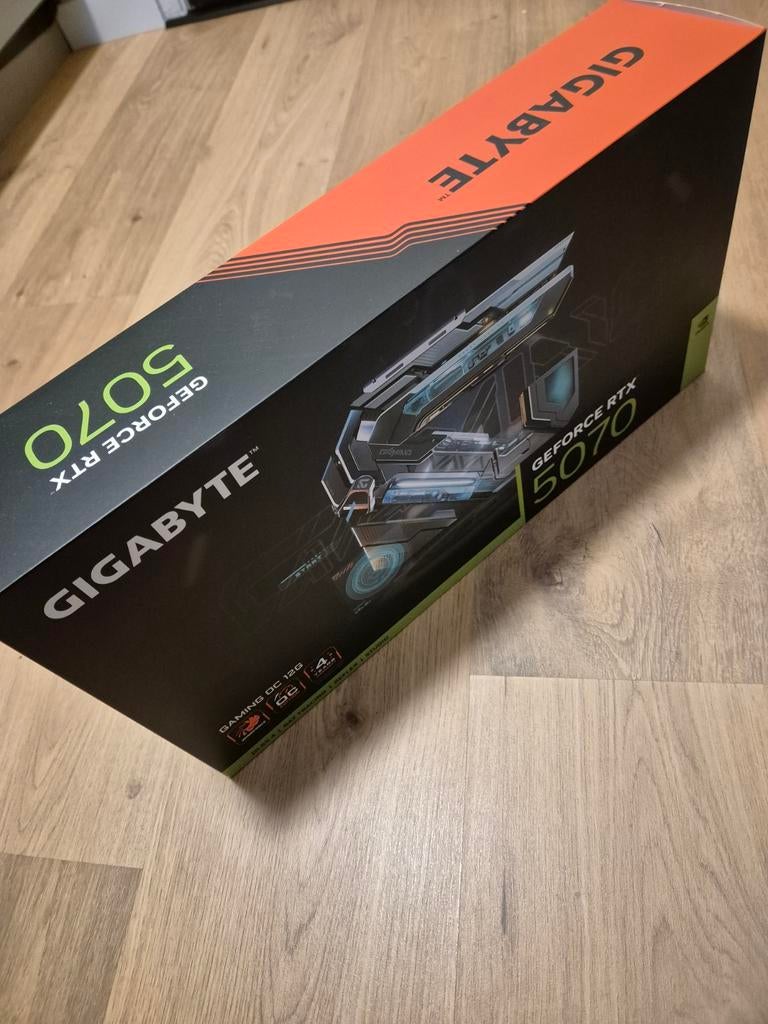 NEW Gigabyte RTX 5070 Gaming OC 12GB_Unopened Box, Computers en Software, Videokaarten, Overige soorten, Nieuw, Ophalen of Verzenden