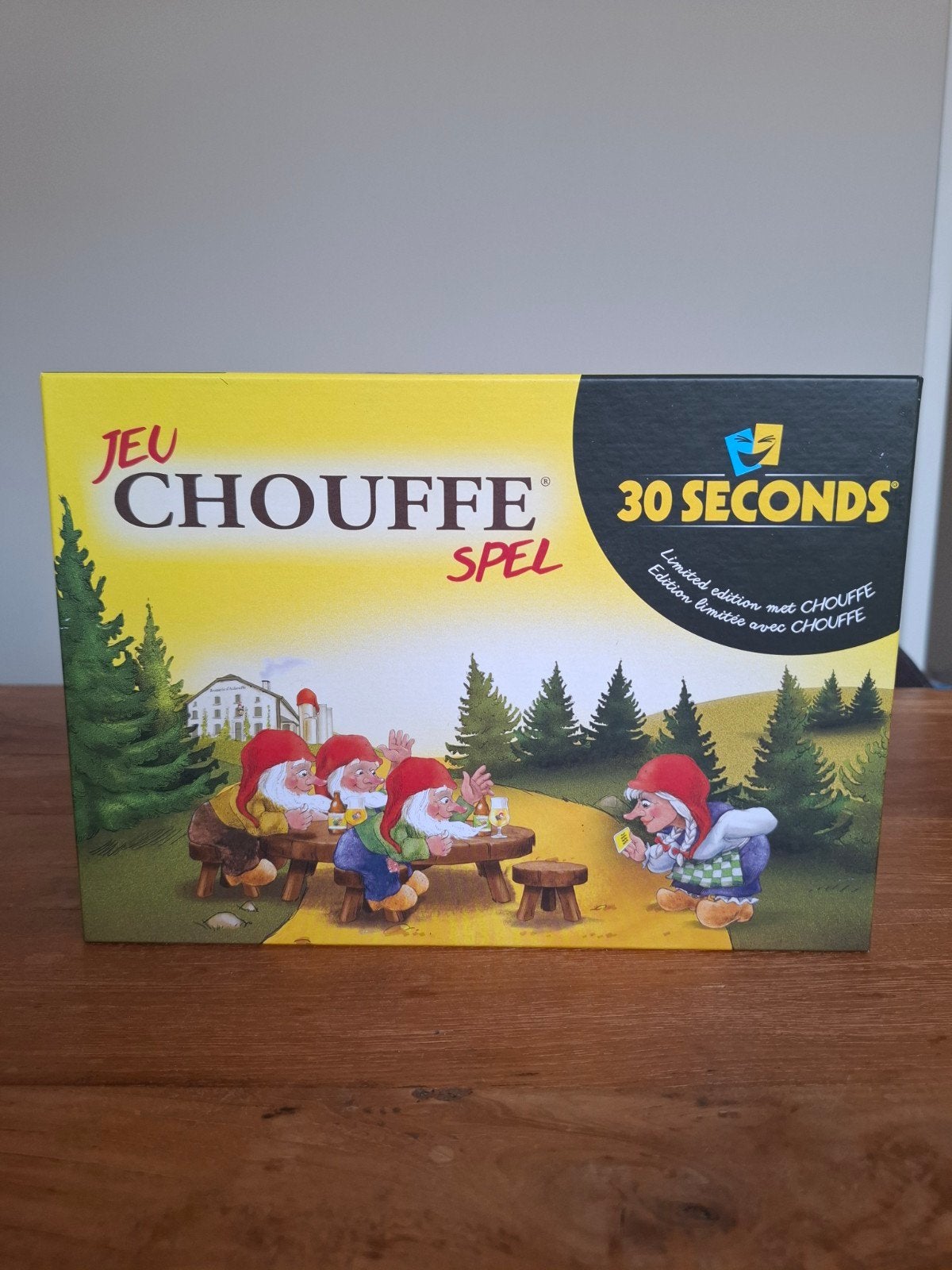 Jeu Chouffe Spel - 30 Seconds Limited Edition, Hobby en Vrije tijd, Drie of vier spelers, Verzenden, Zo goed als nieuw, Chouffe / 30 Seconds