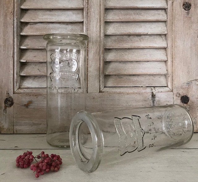 Duitse inmaakpot weckpot weckfles 3/4 liter 1920-1930, Overige typen, Ophalen of Verzenden, Zo goed als nieuw, Glas