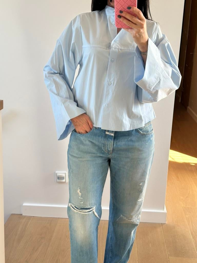 Lonneke Nooteboom S, Kleding | Dames, Ophalen of Verzenden, Zo goed als nieuw, Maat 34 (XS) of kleiner, Blauw