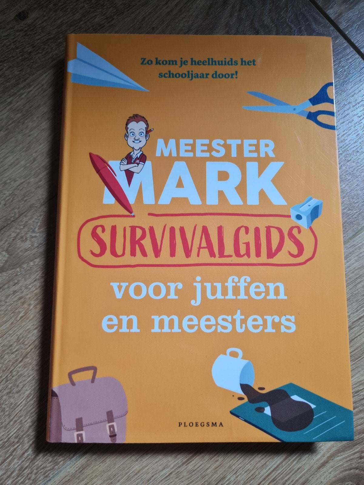 Meester Mark: Survivalgids voor juffen en meesters, Ophalen of Verzenden, Zo goed als nieuw, Mark van der Werf