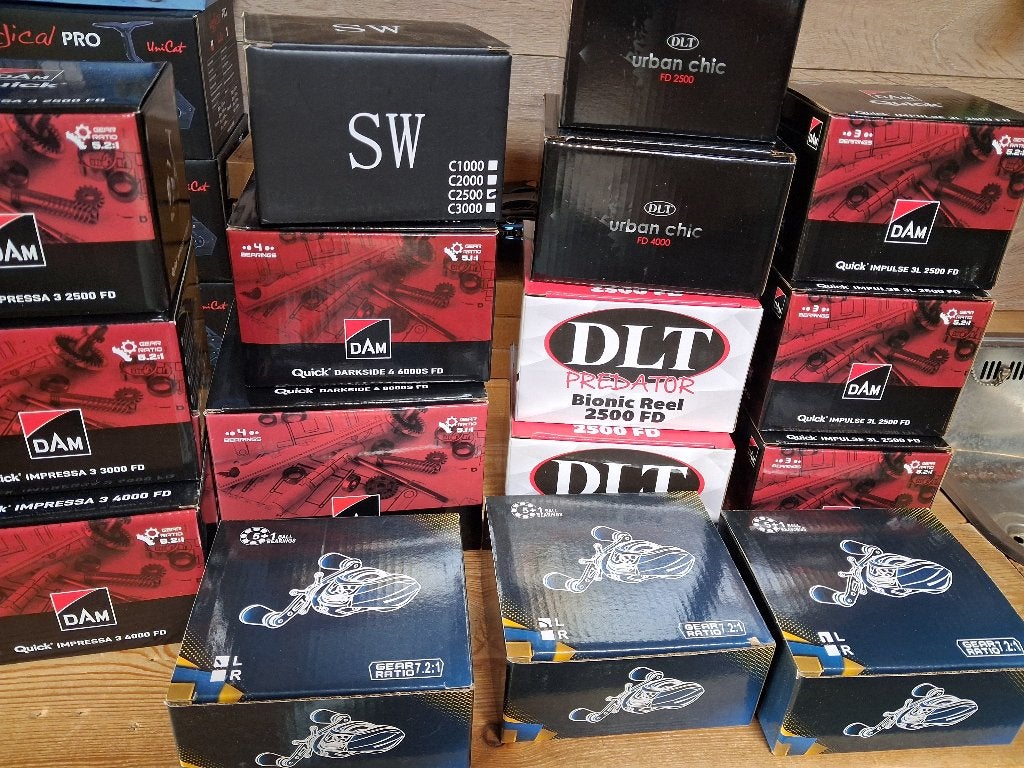 Partijtje Molens+Reels...alles gloednieuw in de doosjes!