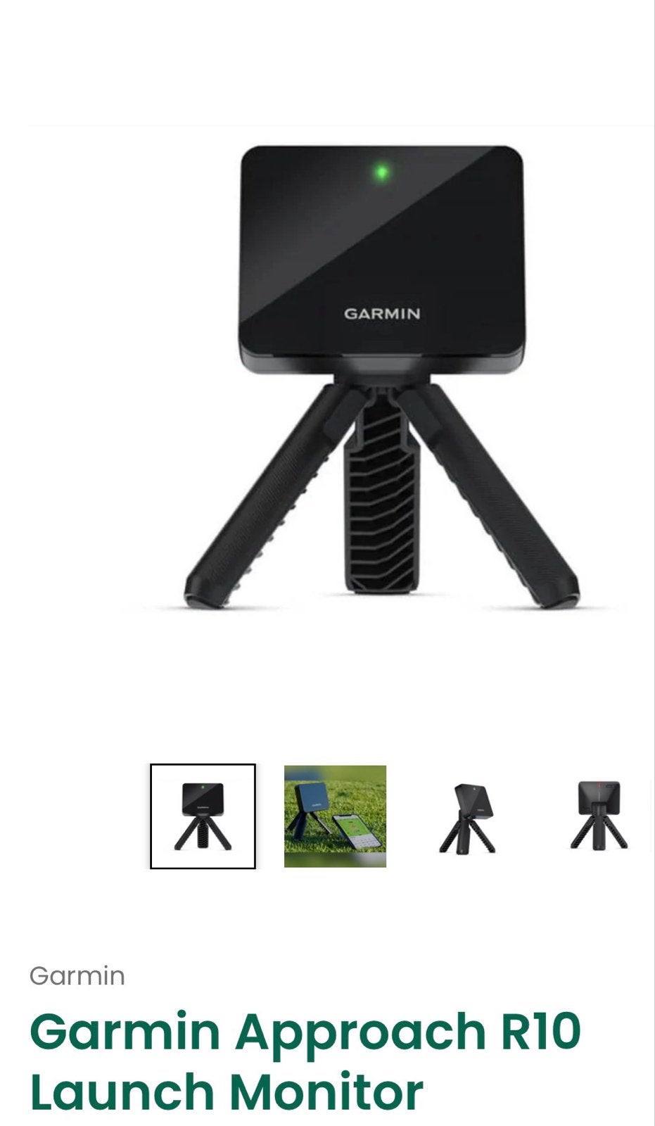 Garmin Approach R10 Launch Monitor + SimSpace Deluxe Net, Sport en Fitness, Ophalen, Gebruikt, Overige typen, Overige merken