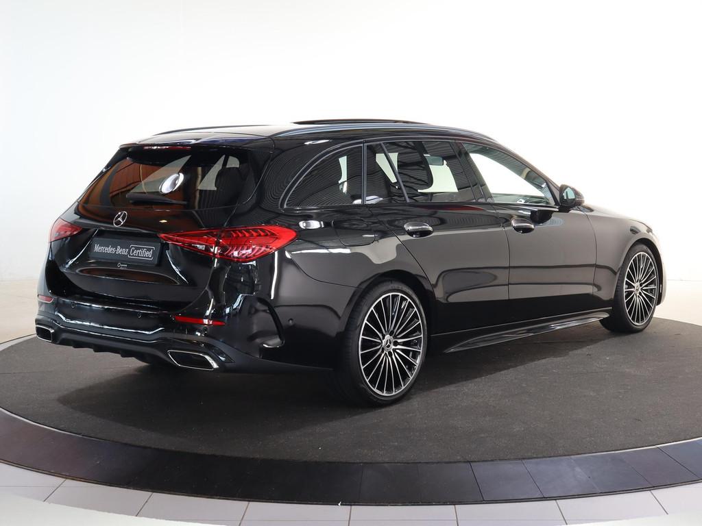 Mercedes-Benz C-klasse Estate 180 Star Edition AMG Line | Pa, Auto's, Achterwielaandrijving, 4 cilinders, 1655 kg, Zwart